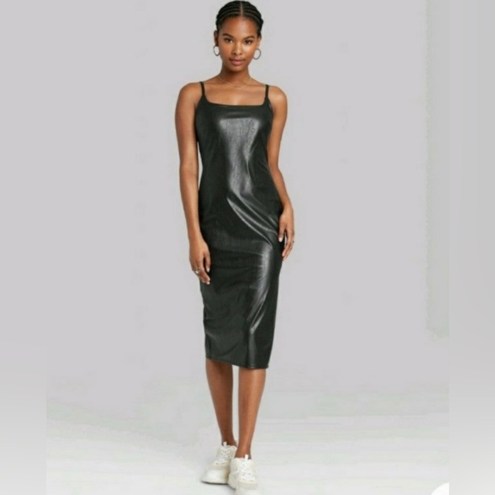 🖤 Wild Fable pleather slip dress🖤